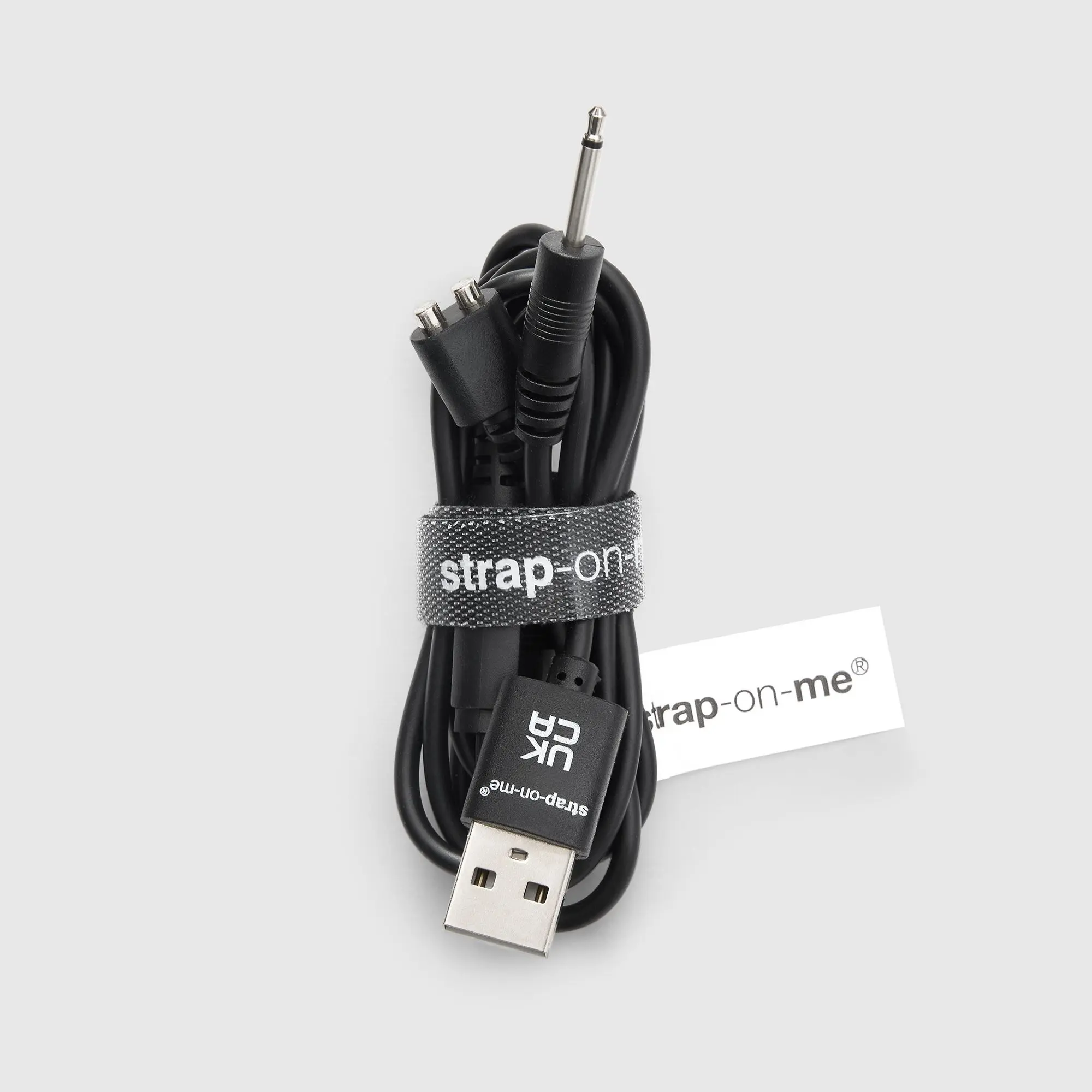 Chargeur USB Double Tête Strap-On Vibrant - Télécommande Rechargeable - Image 3