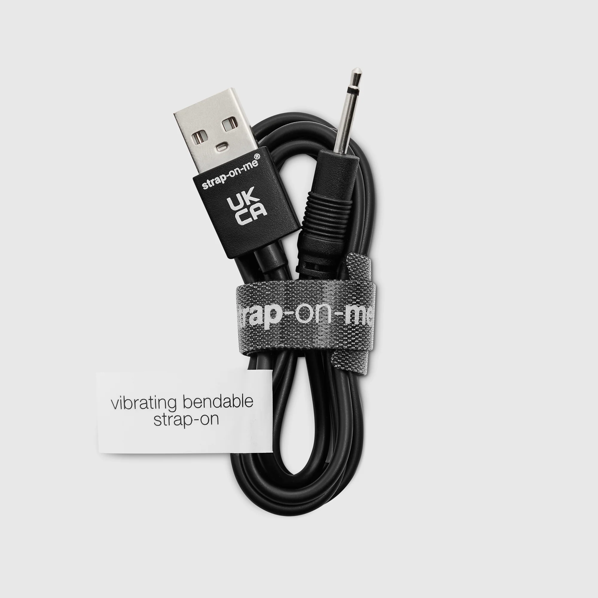 Chargeur USB Strap-On Vibrant - Télécommande à Pile - Image 3