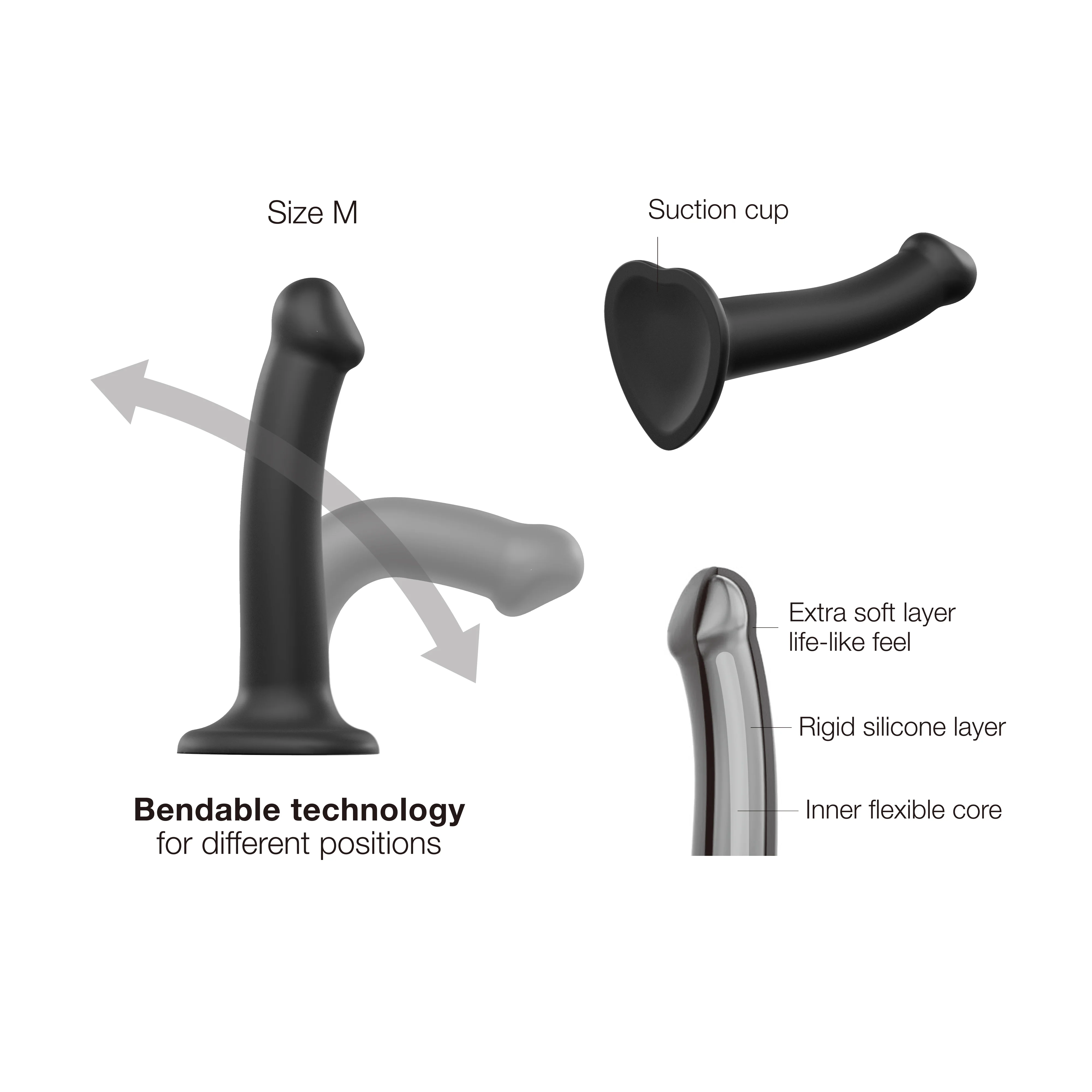 Dildo Bendable Double Densité - Image 6