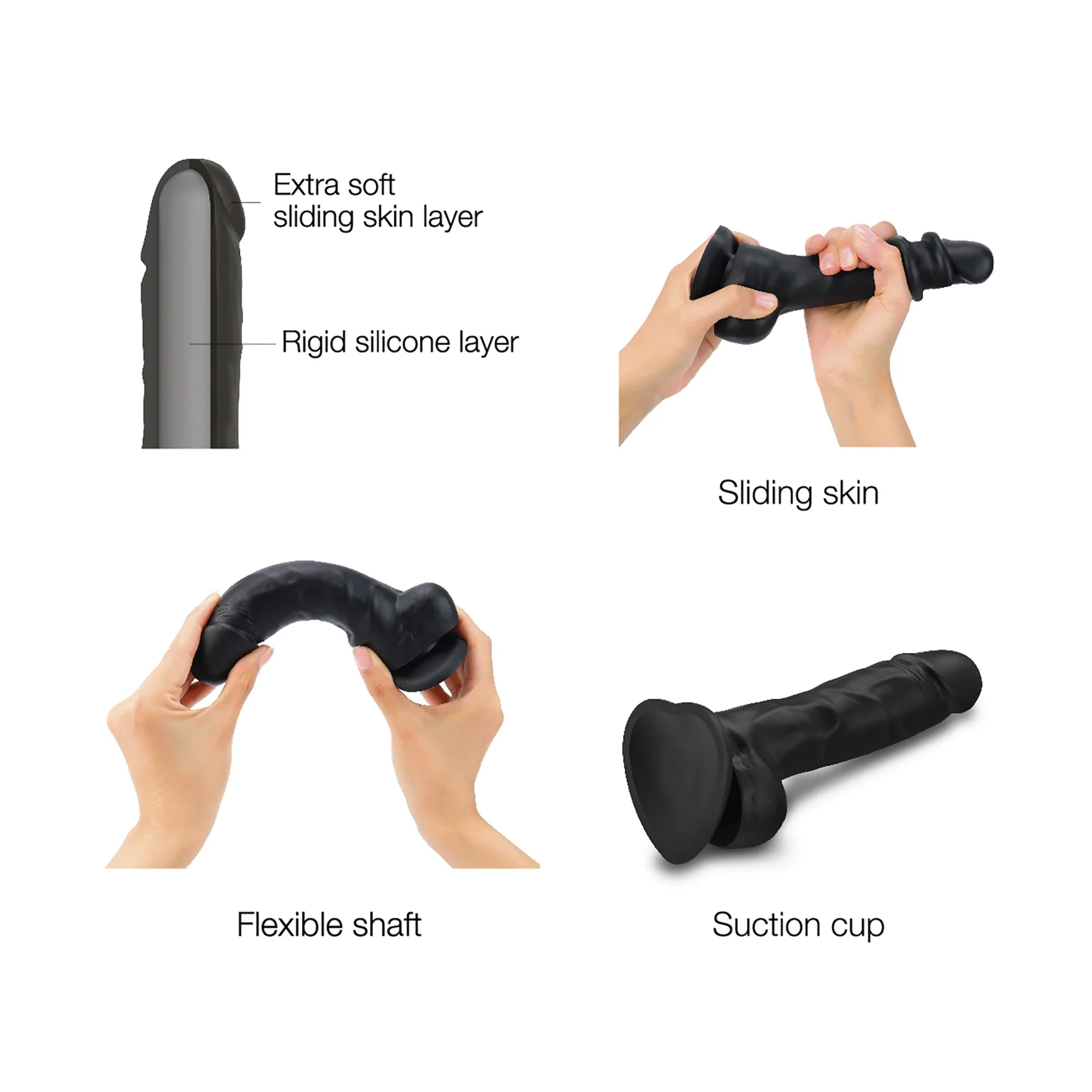 Sliding Skin Dildo Réaliste - Image 17